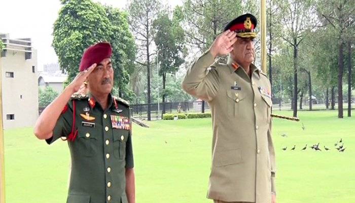 Malaysian army chief meets COAS Bajwa