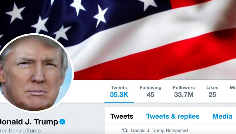 American free-speech group take legal notice against Trump for blocking Twitter users