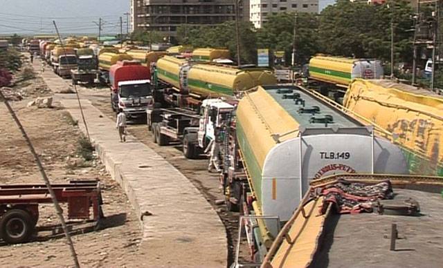 Petroleum products supply cut off, oil tankers go on strike