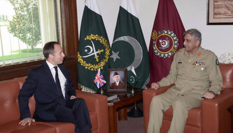 COAS Bajwa meets British High Commissioner over regional security