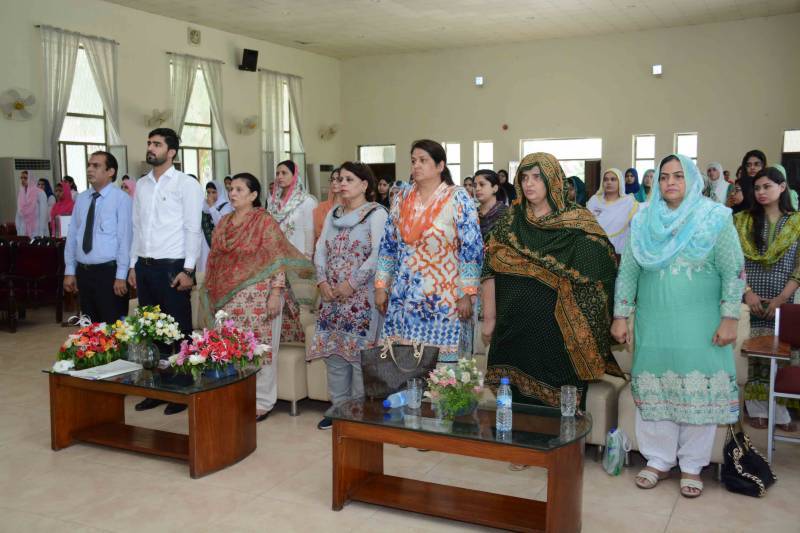 70th independence celebrations at Government Postgraduate College for Women Samanabad Lahore