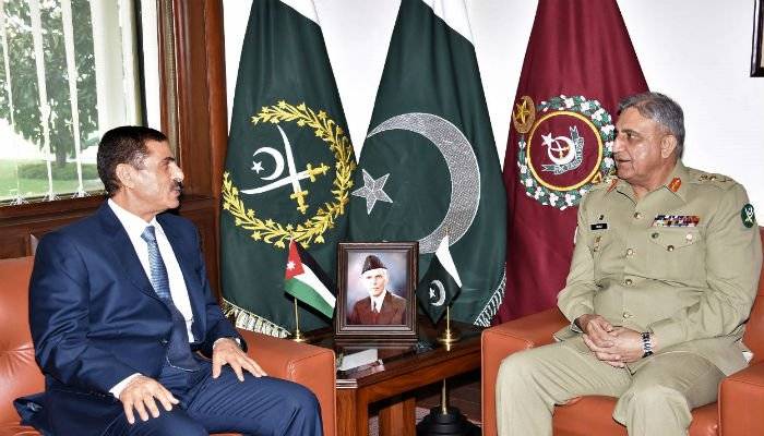 COAS Bajwa meets Jordanian ambassador over strengthening ties