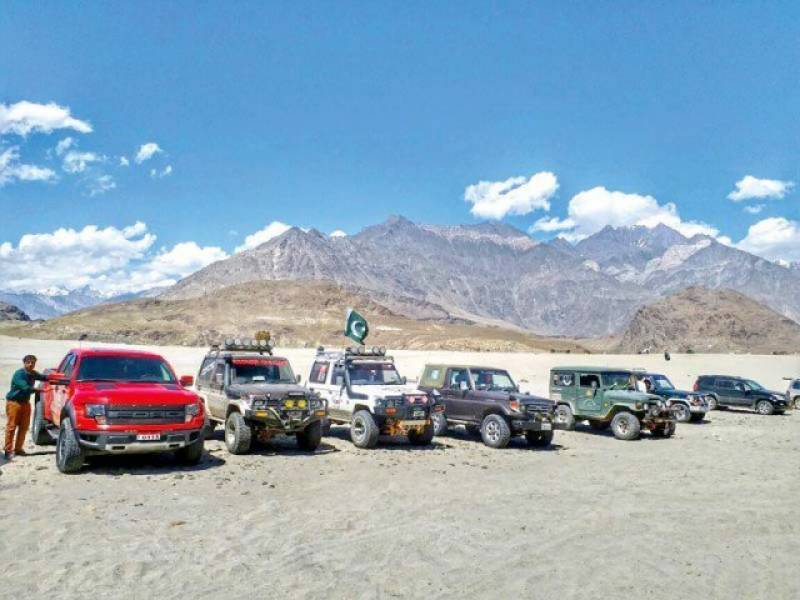 Cold desert jeep rally’s final round underway, prize distribution ceremony to held today