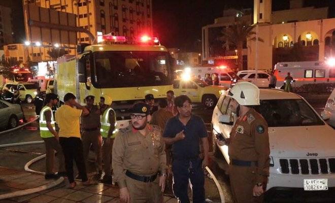 Makkah hotel evacuated after fire