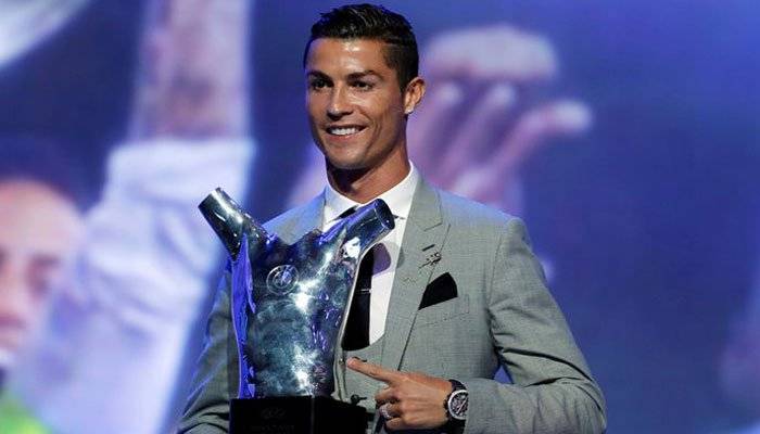 Cristiano Ronaldo grabs UEFA Player of Year award