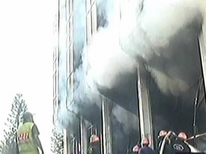 Fire at Islamabad’s Awami Markaz claims two lives, damages CPEC record