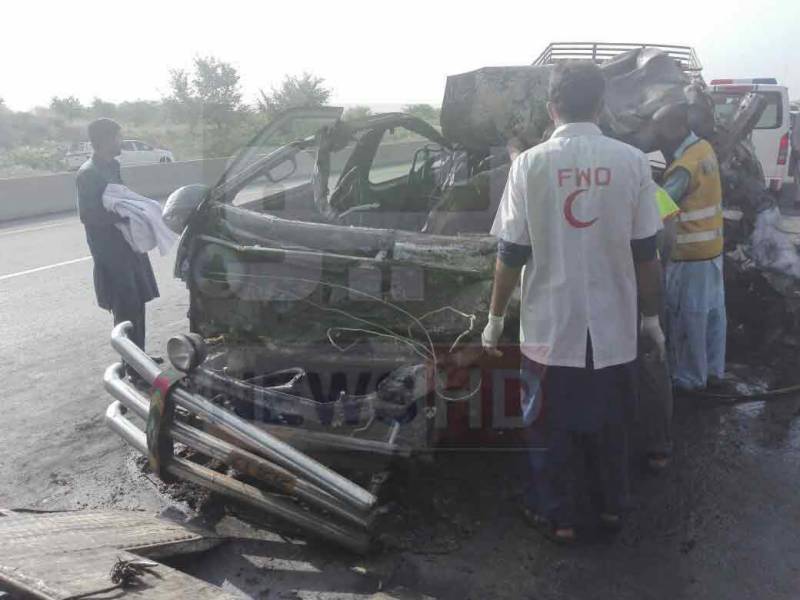 14 passengers including four children burnt to death after van catches fire in Rawalpindi