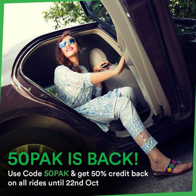 Careem’s new promotion, ‘50PAK is BACK’