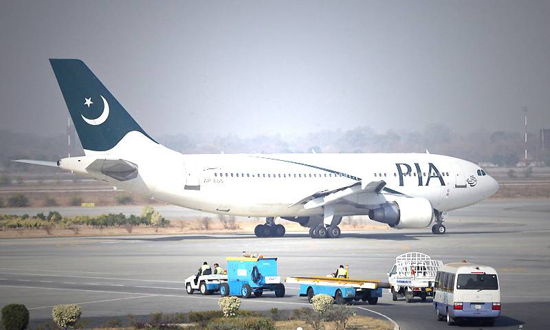 PIA flight delayed after minor damage at Toronto airport
