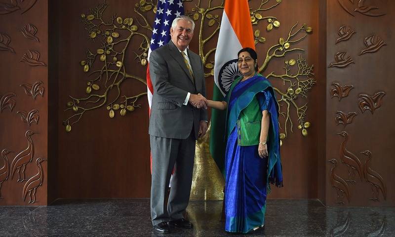 Extremist groups “left unchecked in Pakistan”, Tillerson says in India
