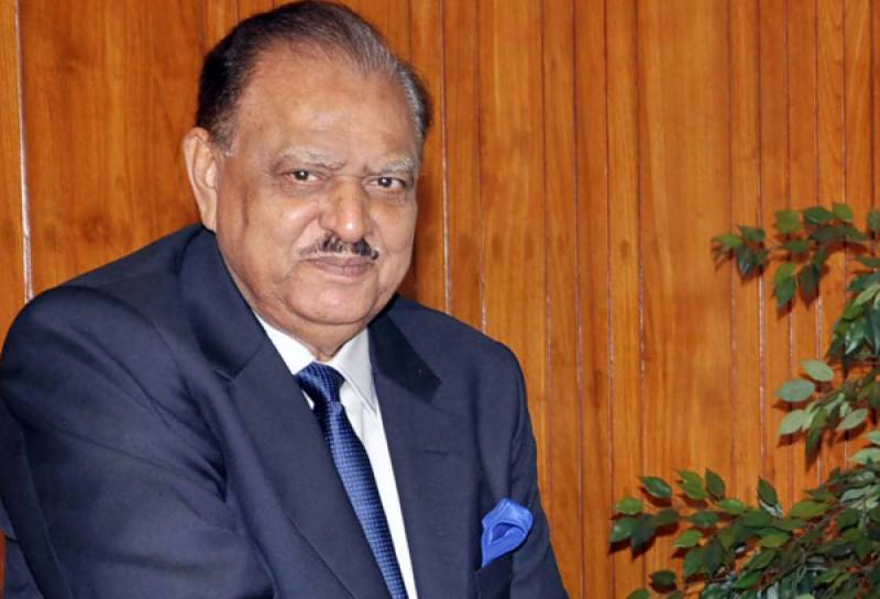 President Mamnoon meets CII chief Allah Bakhsh Kalyar