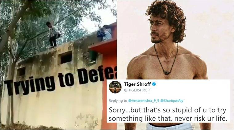 Tiger Shroff scolds fan for doing stunt without safety measure