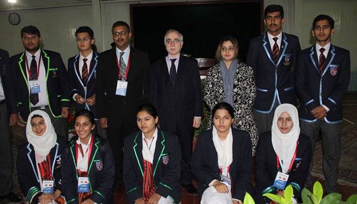 Pakistan sports youth delegation visits Pakistan Embassy, Beijing