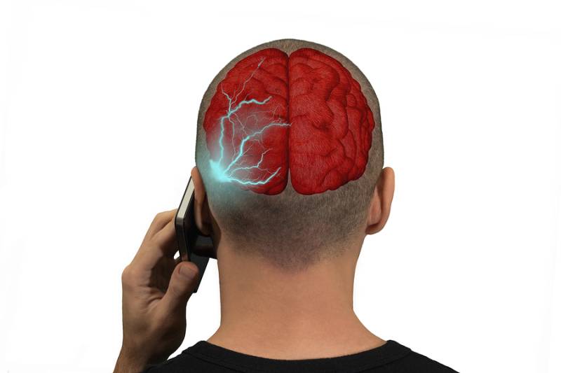 Radiation from mobiles can cause damage to brain