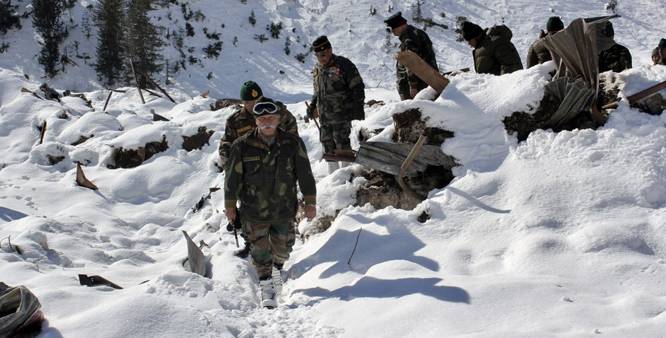 Siachen: 5 army personnel missing after avalanche hits their base