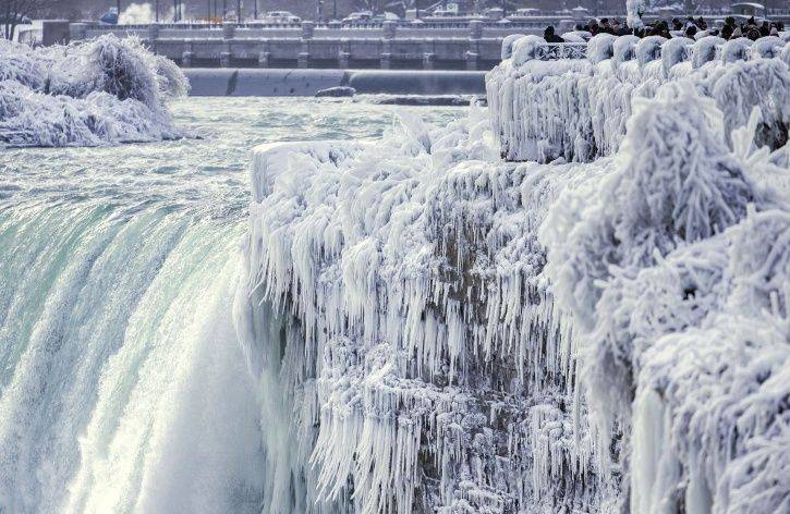Look! freezing point turns Niagara into winter wonderland