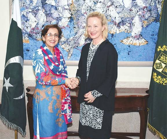 Senior US official, Tehmina Janjua discuss regional security issues