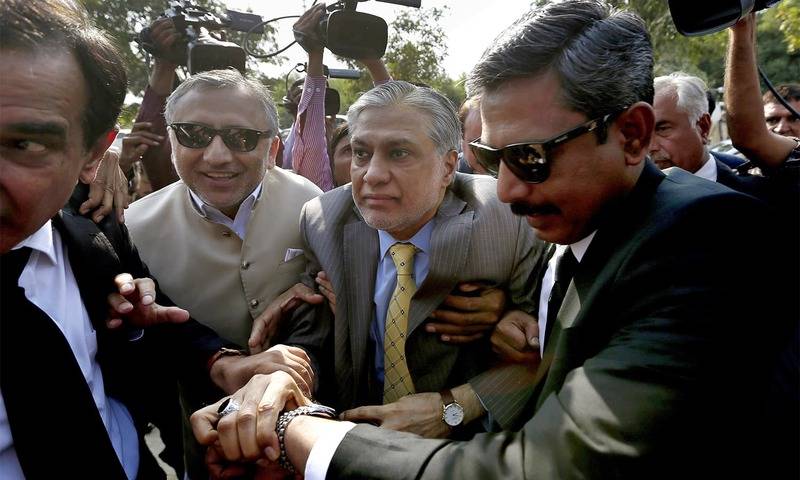 IHC rejects Ishaq Dar’s plea to suspend his declaration as absconder