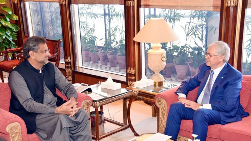 SCO head Rashid Alimov meets PM Abbasi  