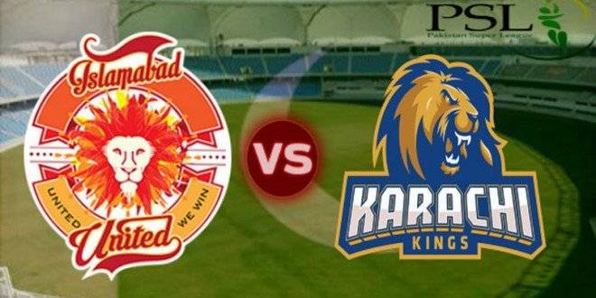 PSL 3, 15th Match: Islamabad United beat Karachi Kings by 8 wickets
