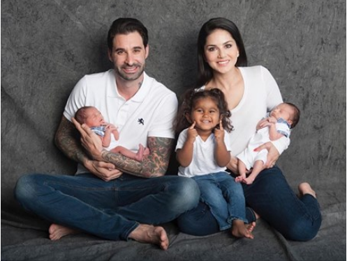 Sunny Leone becomes mother of twin boys