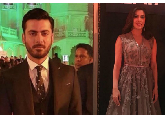 Fawad Khan, Mehwish Hayat honoured with Filmfare award