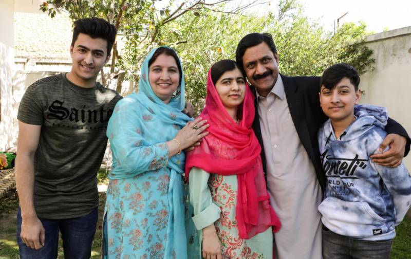 Malala, family leaves for London