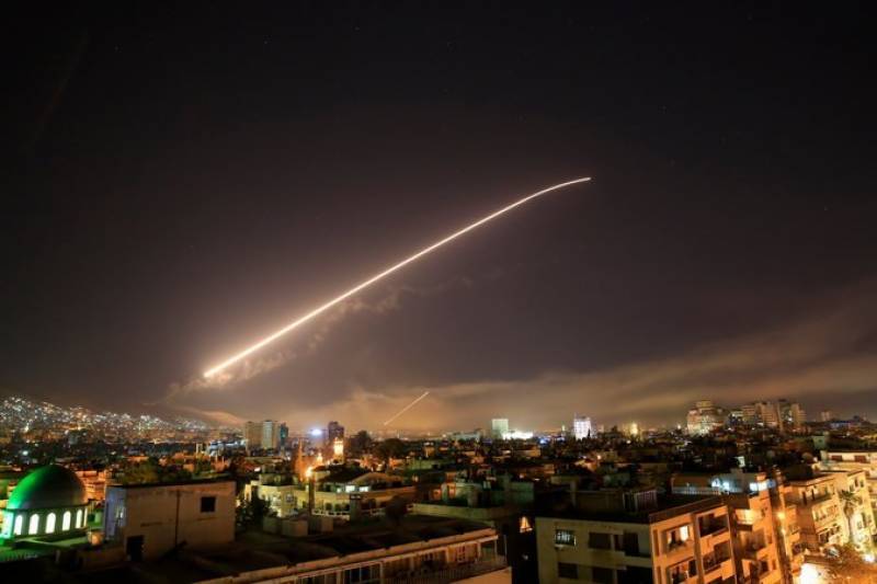 US, Britain, France launch joint attack on Syria
