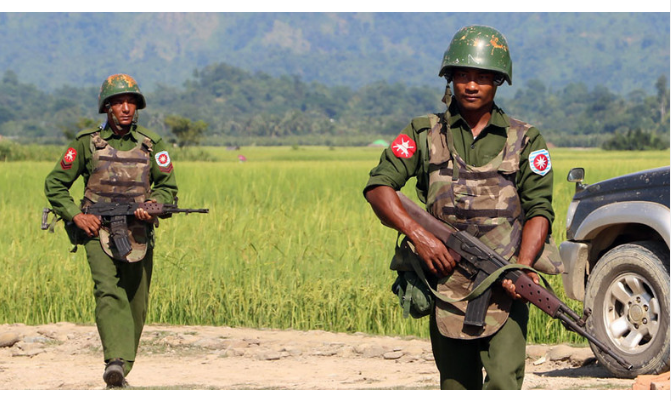 At least 19 dead in fighting between Myanmar army, rebels
