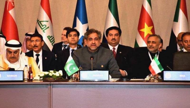 OIC summit: PM Abbasi demands investigations of Gaza carnage 