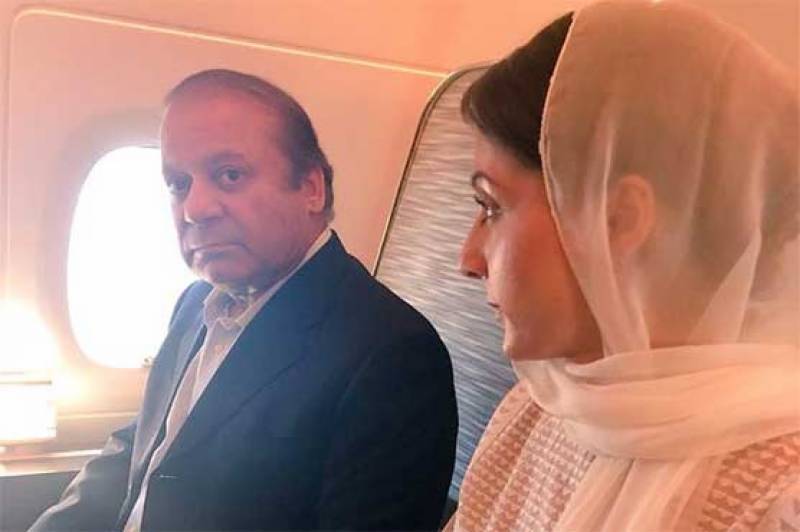 Nawaz, Maryam in Abu Dhabi, flight to Pakistan delayed