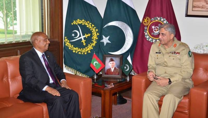 COAS Bajwa, Maldives envoy discuss regional security