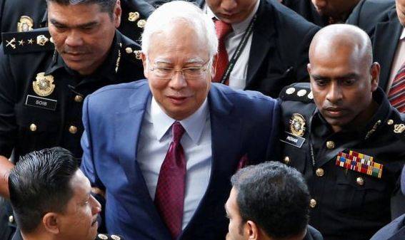 Malaysian ex-PM Najib charged with money-laundering