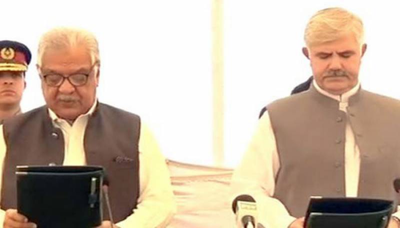 Mehmood Khan takes oath as CM Khyber Pakhtunkhwa