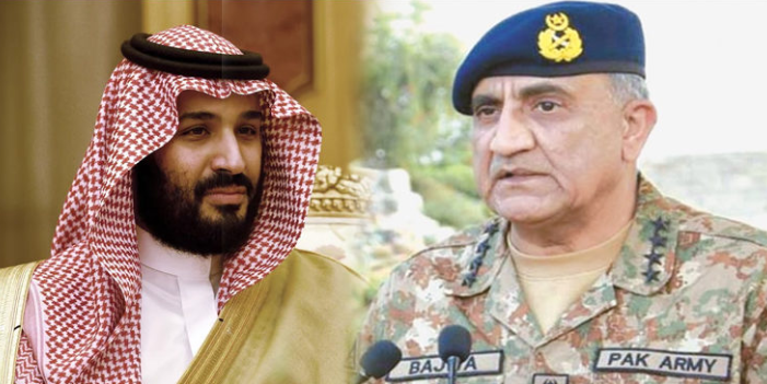 COAS Bajwa, Saudi Crown Prince discuss matters of mutual interest, regional security