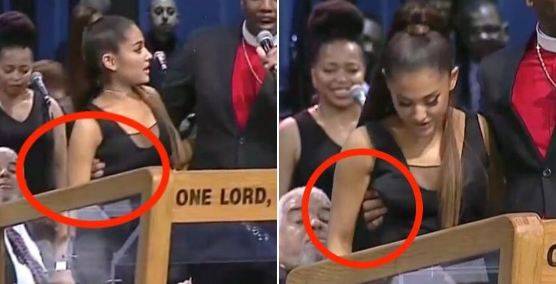 Aretha Franklin bishop apologises for groping Ariana Grande