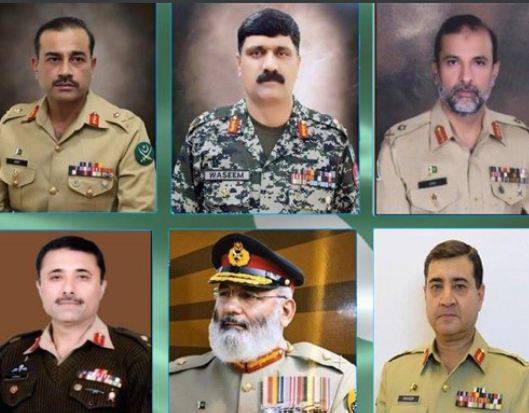 Six major generals promoted to lieutenant general