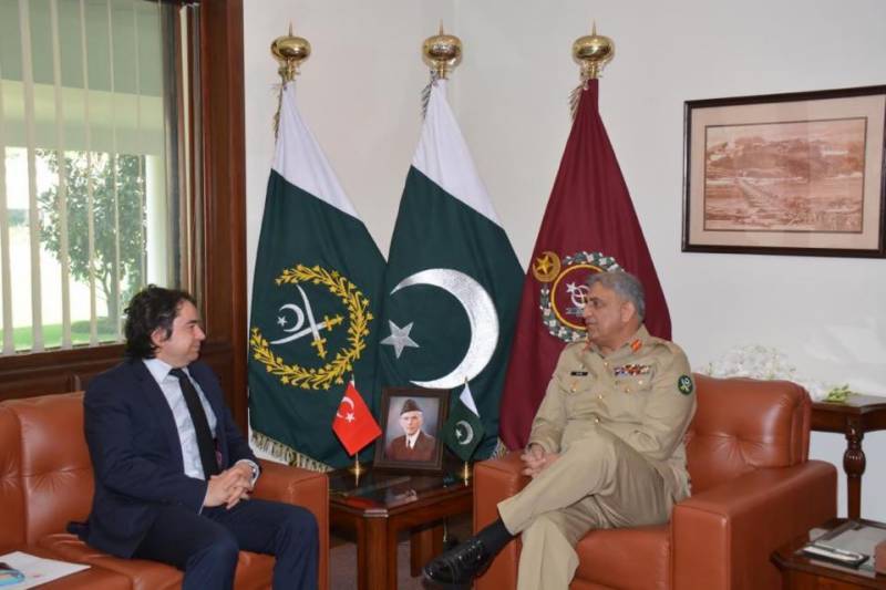 COAS Bajwa, Turkish envoy discuss regional security issues