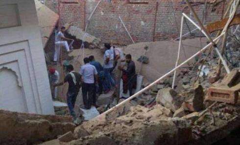 At least 8 children die as wall of house collapses