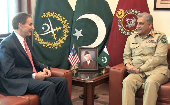 COAS Bajwa, US envoy discuss regional security, Afghan peace: ISPR