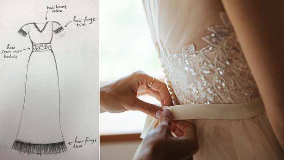 Woman offer $19,000 to design a dress made out of her late mother's hair