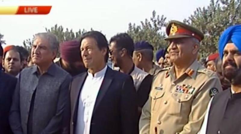 PM Imran lays foundation stone of Kartarpur corridor in Narowal