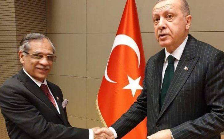 CJP Nisar calls on Turkish President Erdogan in Konya