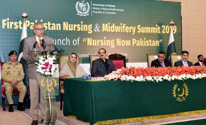 President Arif Alvi declares 2019 as year of nursing
