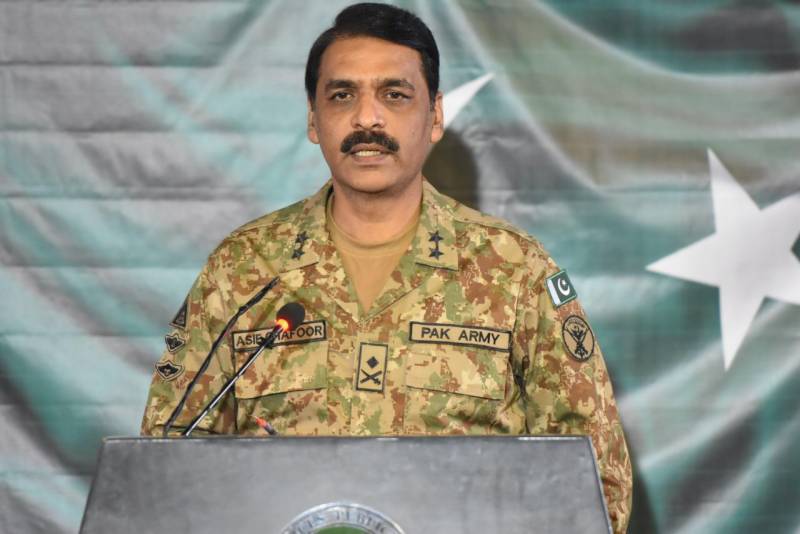 Ceasefire violations indicate India's frustration over failure in IoK: DG ISPR