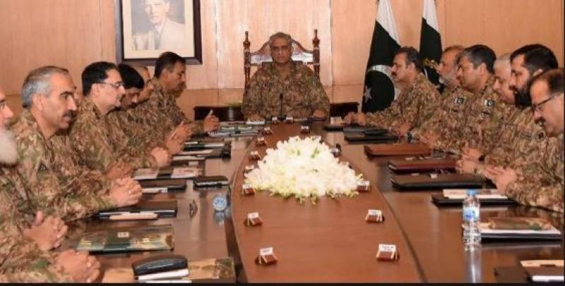 Corps Commanders Conference to be held on Tuesday