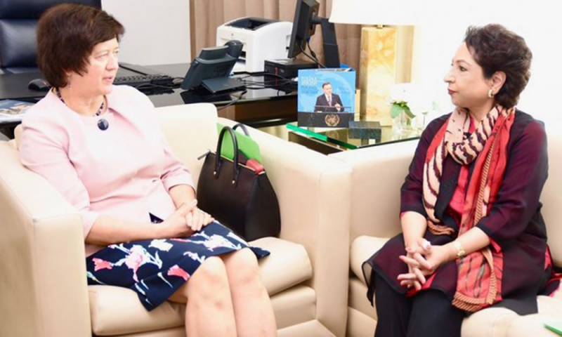 Maleeha Lodhi briefs UNSC president over India's illegal actions in occupied Kashmir