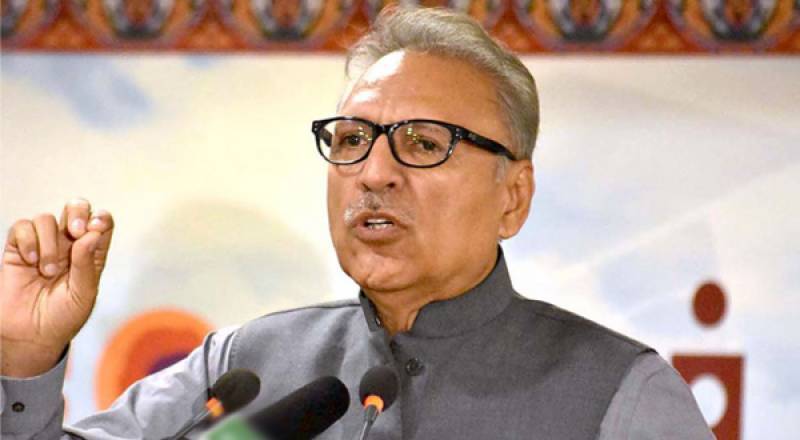 India’s illegal actions in occupied Kashmir threaten peace in region: President Alvi