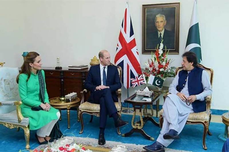 British Royal Couple meets President Alvi, PM Imran