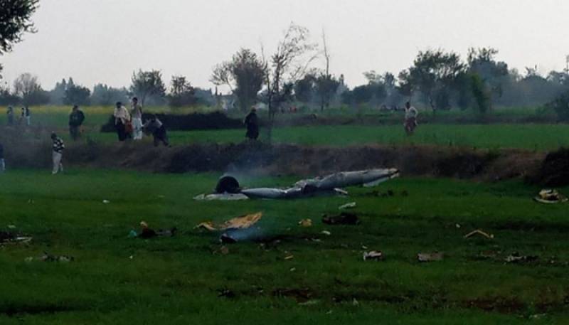 Two pilots martyred after PAF plane on routine training mission crashes